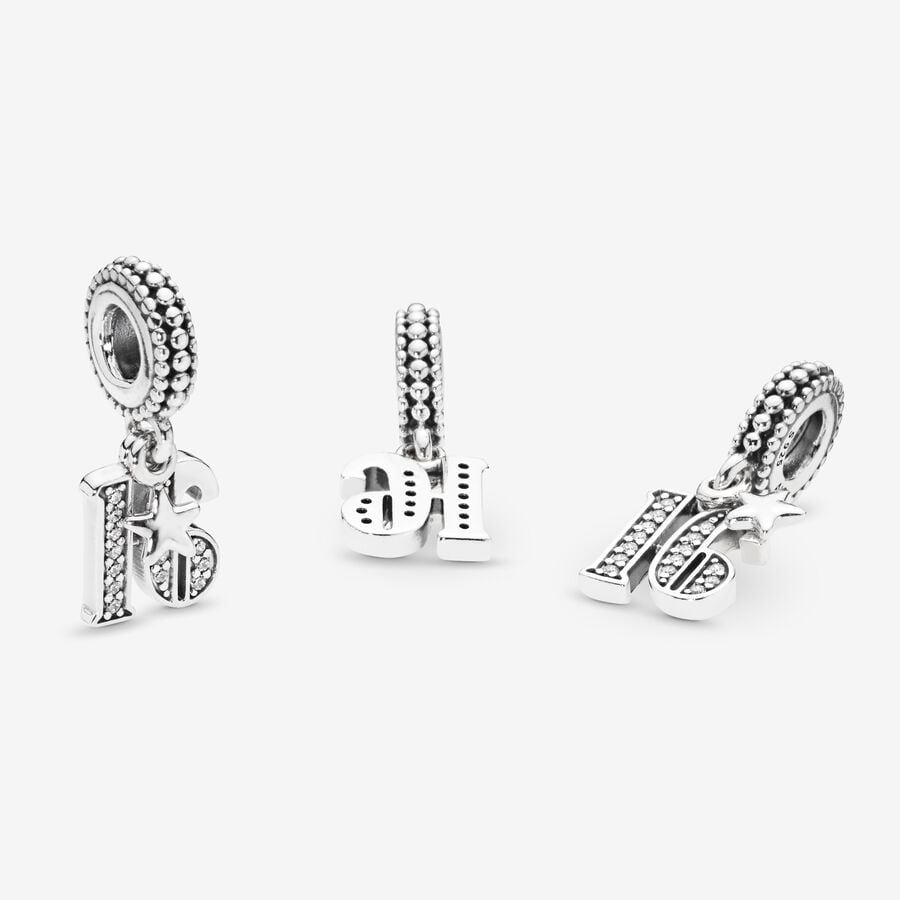 Pandora 16th Celebration Charm With Gift Box