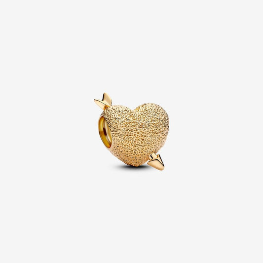 Pandora Cupid Heart Charm Gold With Gift Box